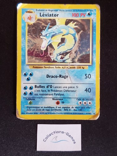 Carte pokémon léviator - carte,