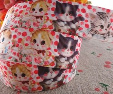 RUBAN GROS GRAIN IMPRIMÉ **