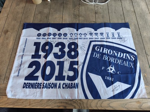 Drapeau collector girondins - drapeau, de