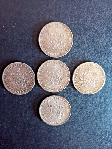 Monnaie pièces frs argent - 5,