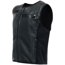 Gilet airbag Dainese Smart Jacket cuir noir gilet moto pour hommes