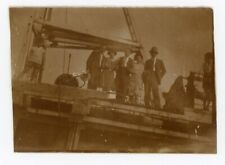 PHOTO snapshot, sur une passerelle en bois estrade ponton échelle construction