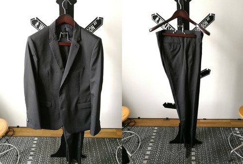 Costume brice noir taille l - -,