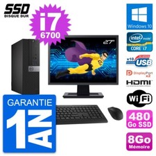 PC Dell 7040 SFF Ecran 27"