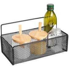  Iron Hanging Basket Metal Wall Cuisine Rangement Supports De Pour Salle Bain