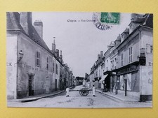CPA CLOYES sur le LOIR Rue de Chateaudun Epicerie ROULLEAU Débit Vin JABOURECK