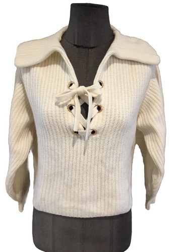 Superbe pull laine écru - pull,