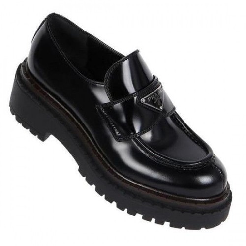 Prada mocassins cuir brun - prada,