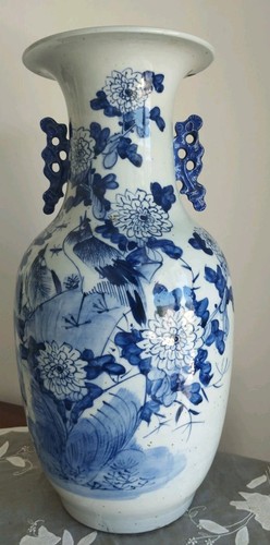 Chine grand vase fond - vase, À