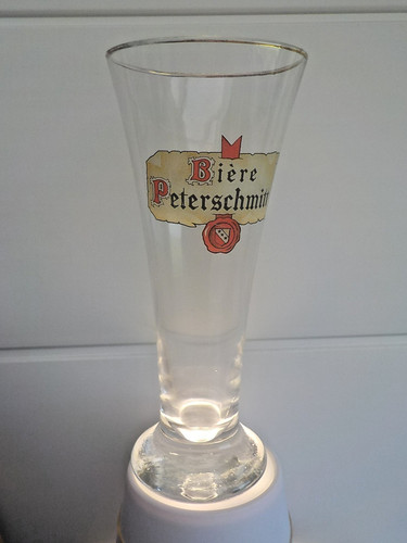 Verre pied boule depoli - verre, biere