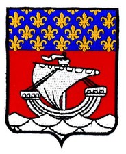 Patch ecusson brodé PARIS ILE DE FRANCE  Blason armoirie drapeau region