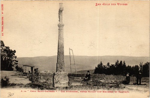 Cpa croix georges col - la,