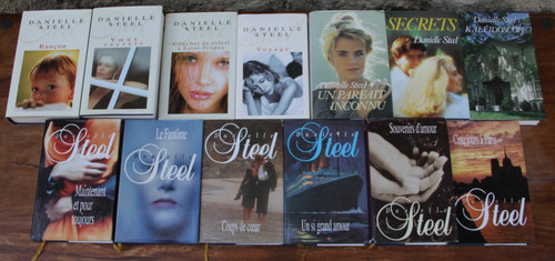 Danielle steel lot de 13 - danielle,