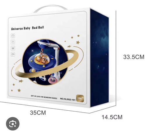 Universe baby musical crib - universe,
