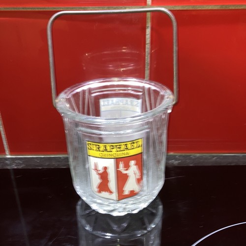 Ancien seau glacon verre - seau, en