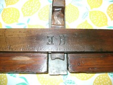 Ancienne  Wastringue de Charron ,fer Goldenberg, métiers du bois,42 x 19 x 10 cm