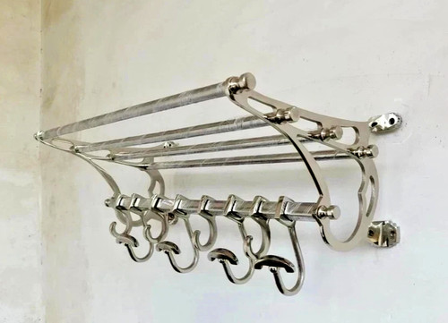 Porte manteau argent - en,