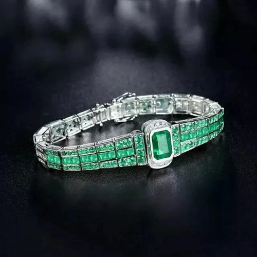 Bracelet femme émeraude - , en