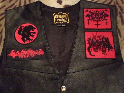 Gilet motard satanic - de,