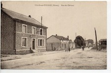 VILLE SUR TOURBE - Marne - CPA 51 - la rue du chateau