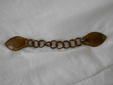 chaine ancienne - attache gilet / cape  accessoire vintage pour vêtement costume