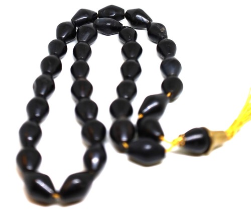 Beau chapelet ancien - en, agate