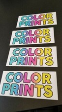COLOR PRINTS  decal for color
