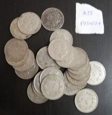 Lot monnaies françaises 25 pièces 5 Francs Lavrillier Nickel 