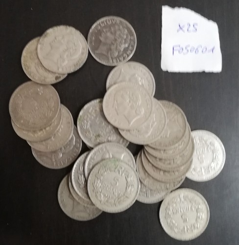 Lot monnaies françaises - , 25