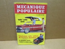 MECANIQUE POPULAIRE revue juin 1962 automobile hélicoptère jardinage ...