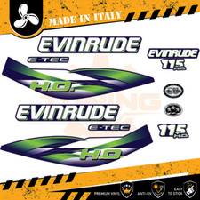 Décalcomanies adhésif Moteur hors-bord Evinrude e-tec ho 115 Ch - C