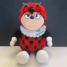Ancienne peluche coccinelle