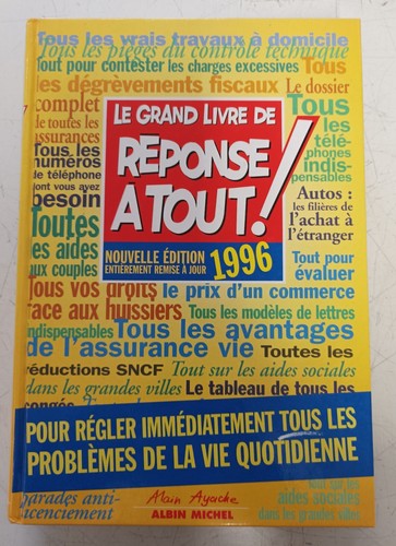 Grand livre réponse - réponse, à