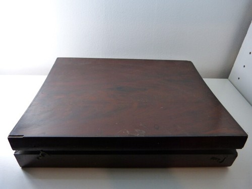 Coffret placage acajou - en, d'acajou