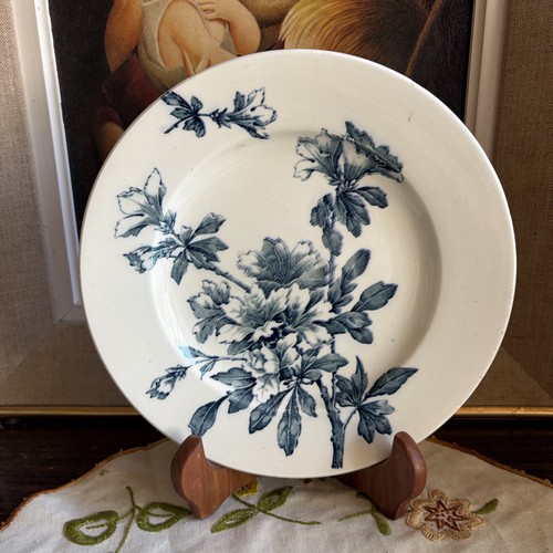 Assiette dessert faience de - a,