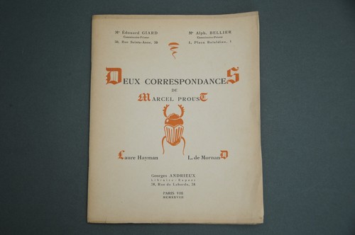 Correspondances marcel proust - marcel,
