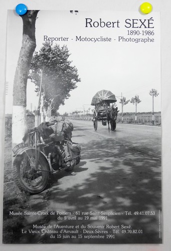 Ancienne affiche musée expo - affiche,