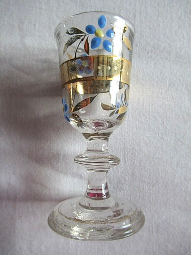 Ancien verre liqueur - verre,