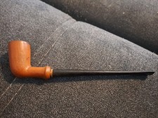 Pipe Ancienne Bois Sculpté Art Populaire 