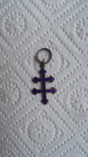 Croix lorraine tréflée - croix, de
