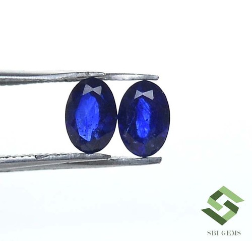 Saphir naturel bleu coupe - saphir,