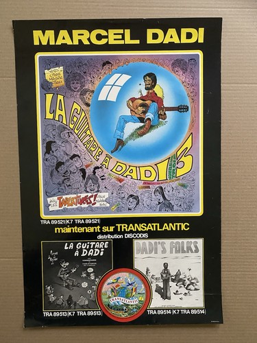 Affiche ancienne marcel dadi - ancienne,
