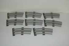 Lego® train rails 8 12V chemin de fer voie ferrée 7851 7855 rail courbé pour fai