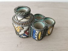 Ancien encrier en faïence