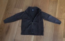 Sweater marron à fermeture éclair Zara Kids taille 2-3 ans - TBE