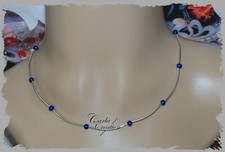 Collier De Perle Bleu Nacrée