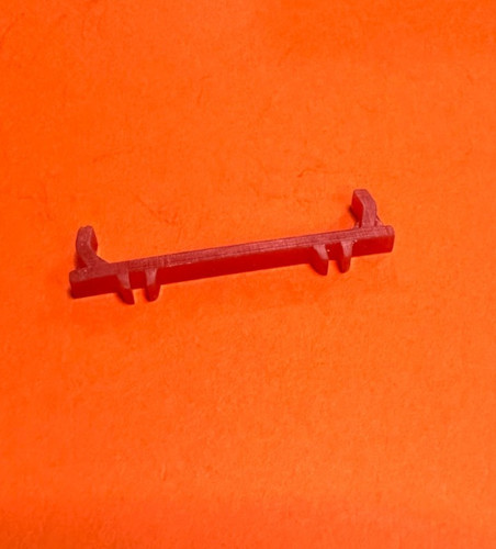 Porte skis rouge - repro., pour
