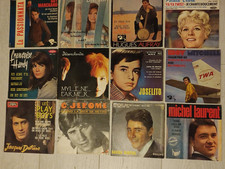 LOT DE 12 EP 45 T SIXTIES