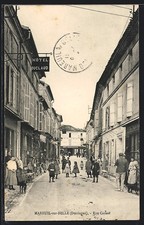 CPA Mareuil-sur-Belle, Rue Carnot, Hotel Duclaud 