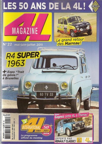 Magazine renault 4 super - 4l,